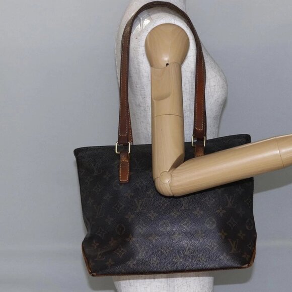 Louis Vuitton Handbags - LOUIS VUITTON Monogram Cabas Piano Tote Bag M51148 LV Auth bs30110